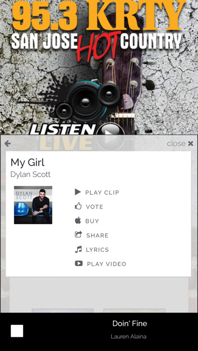 Emulate iPhone app 95.3 KRTY SAN JOSE HOT COUNTRY using MyAndroid Emulate iPhone app 95.3 KRTY SAN JOSE HOT COUNTRY using MyAndroid