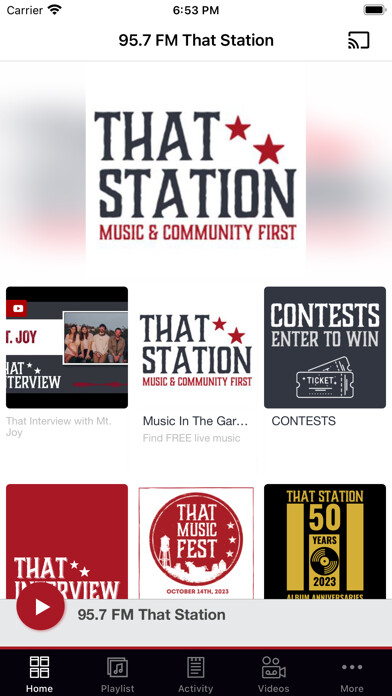 Emulate iPhone app 95.7 FM That Station using MyAndroid Emulate iPhone app 95.7 FM That Station using MyAndroid