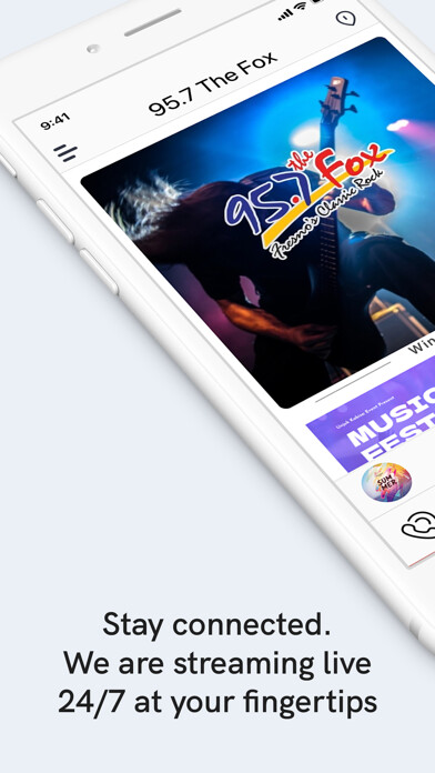 Emulate iPhone app 95.7 The Fox using MyAndroid Emulate iPhone app 95.7 The Fox using MyAndroid