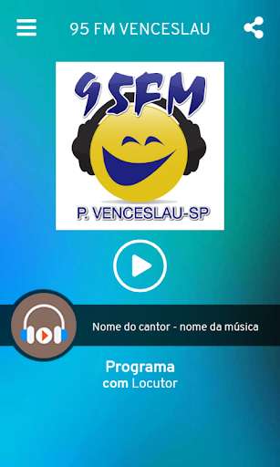 Run android online APK 95 FM Venceslau from MyAndroid or emulate 95 FM Venceslau using MyAndroid