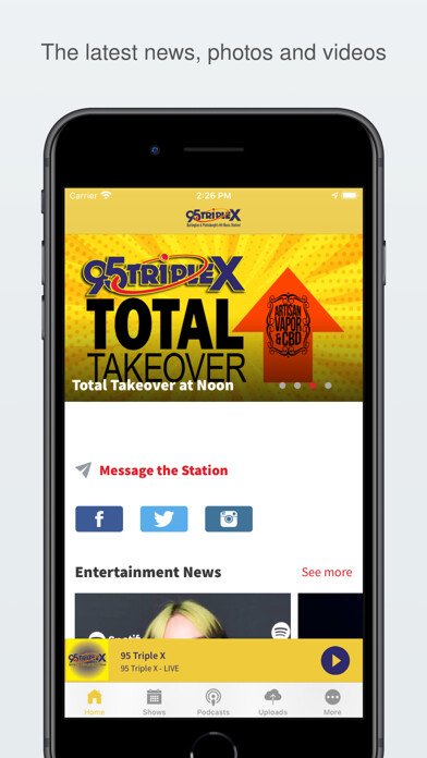Emulate iPhone app 95 Triple X FM using MyAndroid Emulate iPhone app 95 Triple X FM using MyAndroid