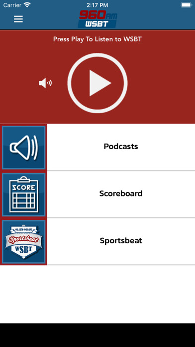 Emulate iPhone app 960AM WSBT Radio using MyAndroid Emulate iPhone app 960AM WSBT Radio using MyAndroid