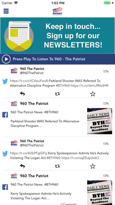 Emulate iPhone app 960 The Patriot using MyAndroid Emulate iPhone app 960 The Patriot using MyAndroid