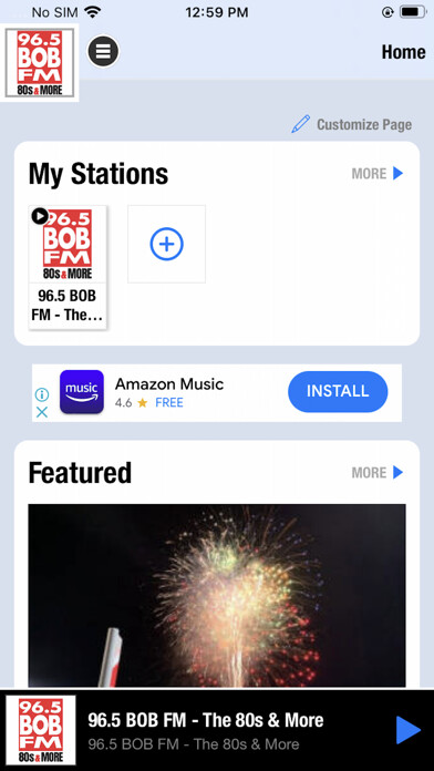 Emulate iPhone app 96.5 Bob FM using MyAndroid Emulate iPhone app 96.5 Bob FM using MyAndroid