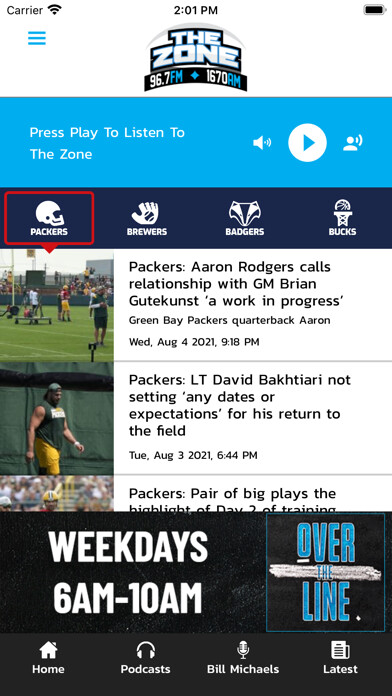 Emulate iPhone app 96.7 FM / 1670 AM The Zone using MyAndroid Emulate iPhone app 96.7 FM / 1670 AM The Zone using MyAndroid