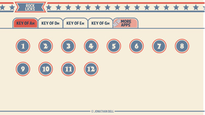 Emulate iPhone app 96 Rock Guitar Licks using MyAndroid