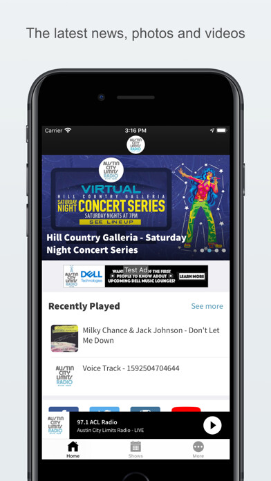 Emulate iPhone app 97.1 ACL Radio using MyAndroid Emulate iPhone app 97.1 ACL Radio using MyAndroid
