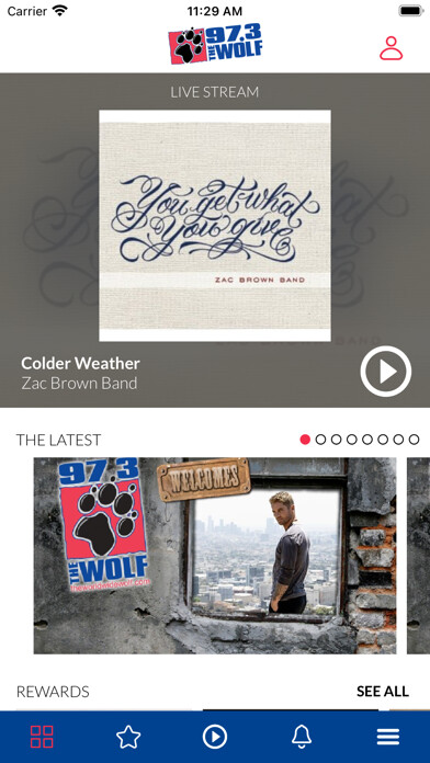 Emulate iPhone app 97.3 The Wolf using MyAndroid Emulate iPhone app 97.3 The Wolf using MyAndroid