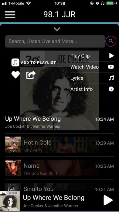 Emulate iPhone app 98.1 JJR - WJJR FM using MyAndroid Emulate iPhone app 98.1 JJR - WJJR FM using MyAndroid