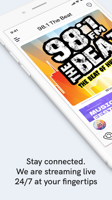 Emulate iPhone app 98.1 The Beat using MyAndroid Emulate iPhone app 98.1 The Beat using MyAndroid