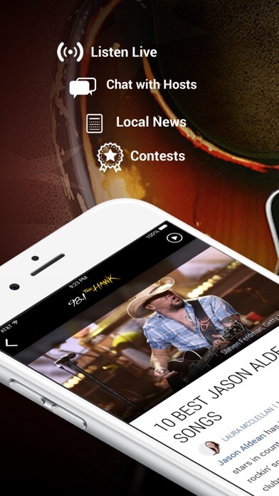 Emulate iPhone app 98.1 The Hawk (WHWK) using MyAndroid Emulate iPhone app 98.1 The Hawk (WHWK) using MyAndroid