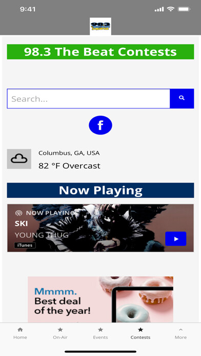 Emulate iPhone app 98.3 The Beat using MyAndroid Emulate iPhone app 98.3 The Beat using MyAndroid