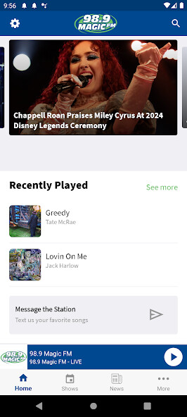 Emulate iPhone app 98.9 Magic FM using MyAndroid Emulate iPhone app 98.9 Magic FM using MyAndroid