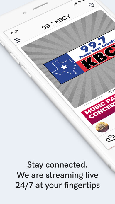 Emulate iPhone app 99.7 KBCY using MyAndroid