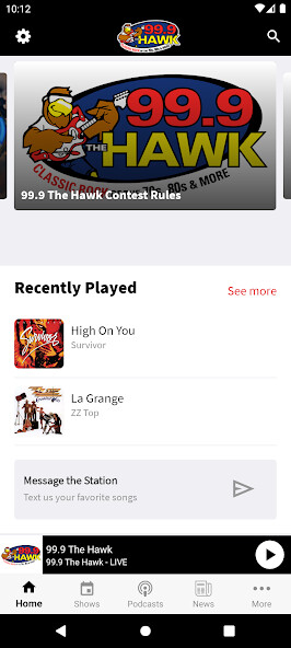 Emulate iPhone app 99.9 - The Hawk using MyAndroid Emulate iPhone app 99.9 - The Hawk using MyAndroid