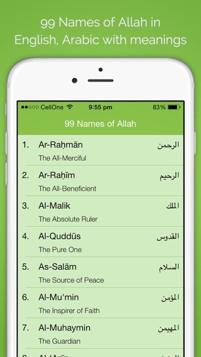 Run android online APK 99 Allah Names from MyAndroid or emulate 99 Allah Names using MyAndroid