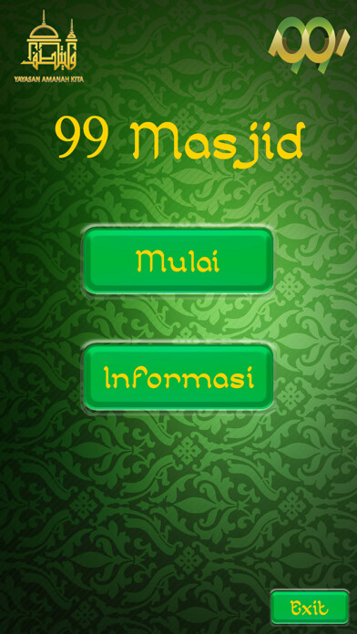 Emulate iPhone app 99 Mosque Puzzles using MyAndroid Emulate iPhone app 99 Mosque Puzzles using MyAndroid