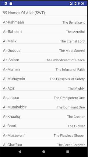 Run android online APK 99 Names of Allah -Ad Free from MyAndroid or emulate 99 Names of Allah -Ad Free using MyAndroid Run android online APK 99 Names of Allah -Ad Free from MyAndroid or emulate 99 Names of Allah -Ad Free using MyAndroid
