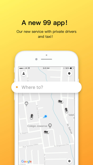 Emulate iPhone app 99 - Private drivers and Taxi using MyAndroid Emulate iPhone app 99 - Private drivers and Taxi using MyAndroid