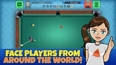 Emulate iPhone app 9 Ball Pool Casual Arena using MyAndroid