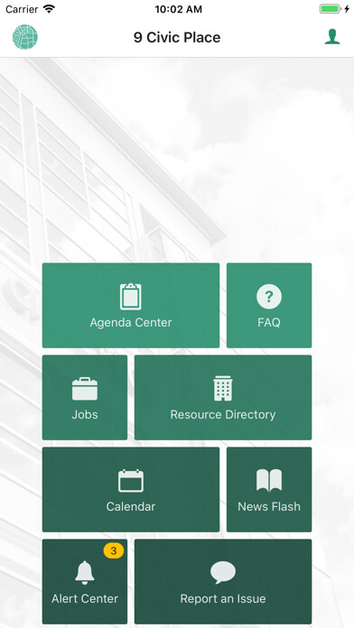 Emulate iPhone app 9 Civic Place using MyAndroid