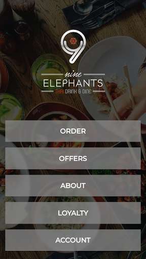 Run android online APK 9 Elephants Thai Drink & Dine from MyAndroid or emulate 9 Elephants Thai Drink & Dine using MyAndroid