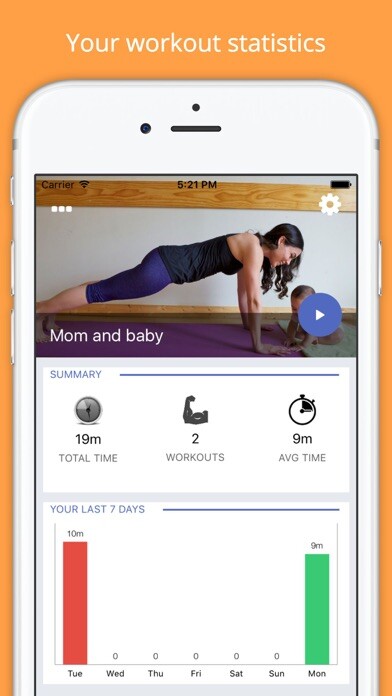 Emulate iPhone app 9 Minutes Mom and Baby Workout using MyAndroid Emulate iPhone app 9 Minutes Mom and Baby Workout using MyAndroid