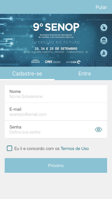 Emulate iPhone app 9º SENOP using MyAndroid