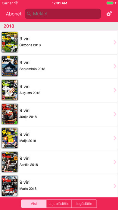 Emulate iPhone app 9Vīri using MyAndroid