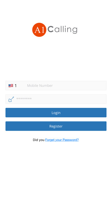Emulate iPhone app A1Calling using MyAndroid