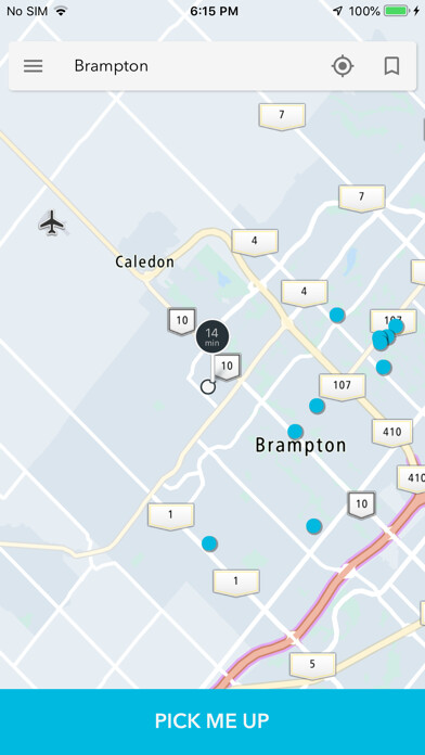 Emulate iPhone app A-1 Taxi Brampton using MyAndroid Emulate iPhone app A-1 Taxi Brampton using MyAndroid