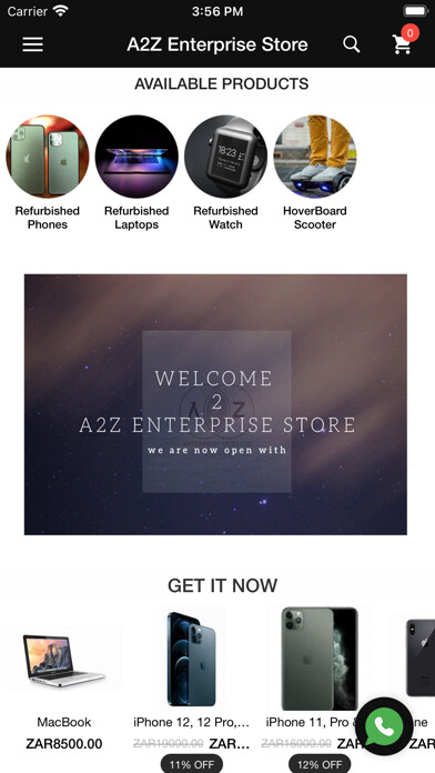 Emulate iPhone app A2Z Enterprise Store using MyAndroid Emulate iPhone app A2Z Enterprise Store using MyAndroid