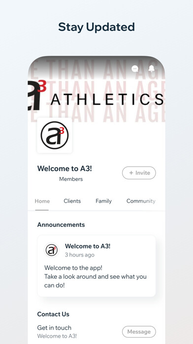 Emulate iPhone app A3 Athletics using MyAndroid