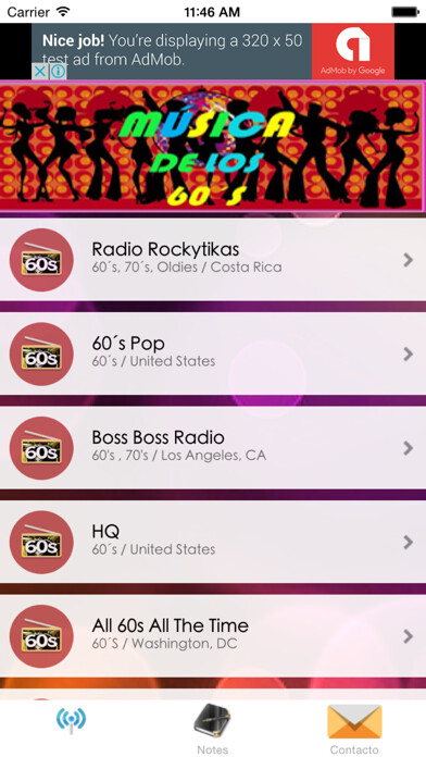 Emulate iPhone app A+ 60s Music Radio - 60s Radio FM using MyAndroid Emulate iPhone app A+ 60s Music Radio - 60s Radio FM using MyAndroid