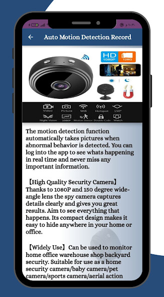 Run android online APK A9 Mini Camera Wifi Guide from MyAndroid or emulate A9 Mini Camera Wifi Guide using MyAndroid