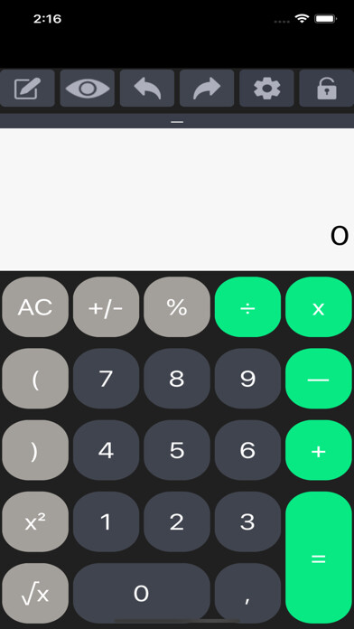 Emulate iPhone app AACalculator using MyAndroid