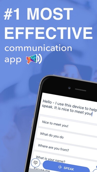 Emulate iPhone app AAC Bestie Text to Speech using MyAndroid