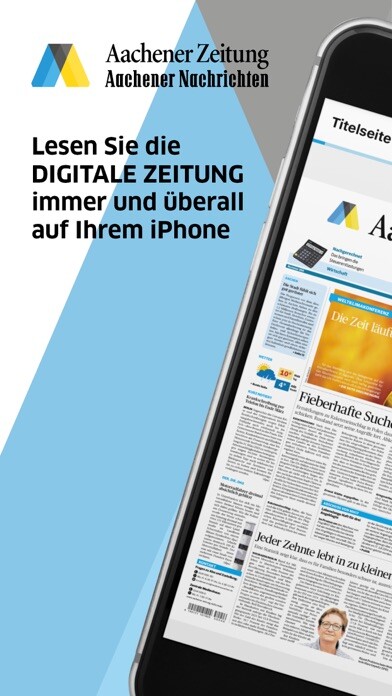 Emulate iPhone app Aachener Zeitung / Nachrichten using MyAndroid