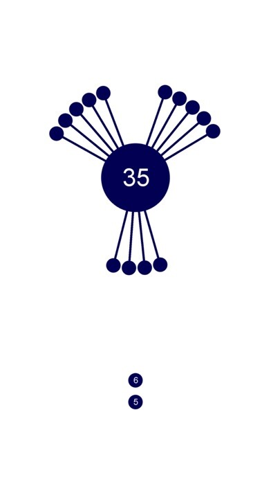 Emulate iPhone app aa crazy: stack & merged dots using MyAndroid Emulate iPhone app aa crazy: stack & merged dots using MyAndroid