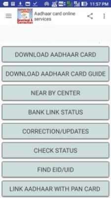 Emulate Android APK Aadhaar card online services Emulate Android APK Aadhaar card online services
