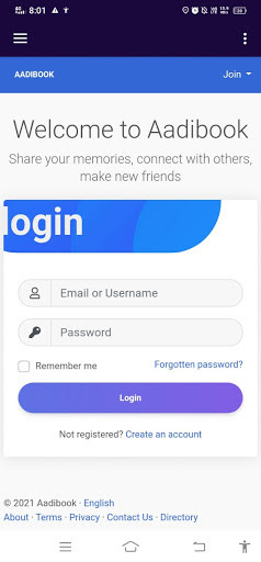 Run android online APK aadibook from MyAndroid or emulate aadibook using MyAndroid