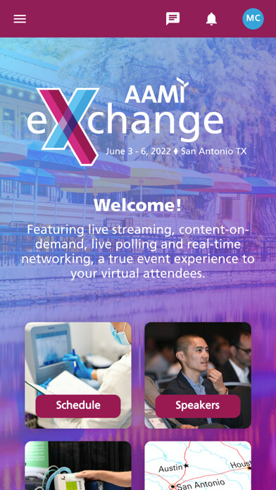 Emulate iPhone app AAMI eXchange 2022 using MyAndroid Emulate iPhone app AAMI eXchange 2022 using MyAndroid