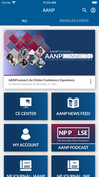 Emulate iPhone app AANP Mobile using MyAndroid