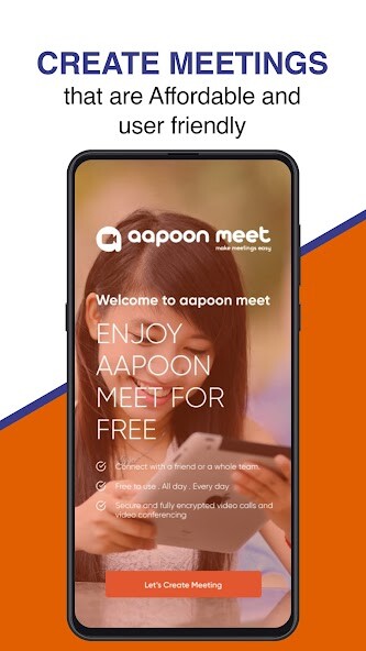 Run android online APK aapoon meet from MyAndroid or emulate aapoon meet using MyAndroid