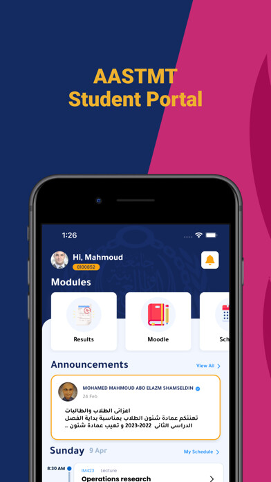Emulate iPhone app AASTMT Student Portal using MyAndroid Emulate iPhone app AASTMT Student Portal using MyAndroid