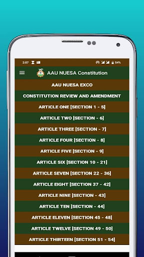 Run android online APK AAU NUESA Constitution from MyAndroid or emulate AAU NUESA Constitution using MyAndroid