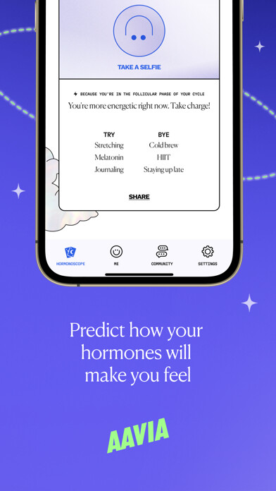 Emulate iPhone app Aavia: Hormone Wellness App using MyAndroid Emulate iPhone app Aavia: Hormone Wellness App using MyAndroid