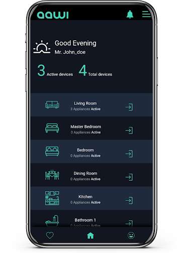 Run android online APK Aawi - smart home from MyAndroid or emulate Aawi - smart home using MyAndroid