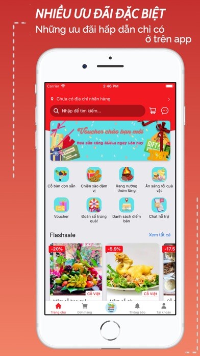 Emulate iPhone app Abaha - Chu?i Th?c Ph?m using MyAndroid Emulate iPhone app Abaha - Chu?i Th?c Ph?m using MyAndroid