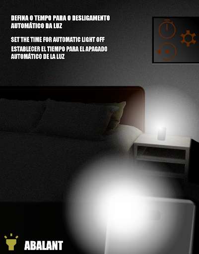 Emulate AbaLant automatic flashlight and table lamp from MyAndroid or run AbaLant automatic flashlight and table lamp using MyAndroid